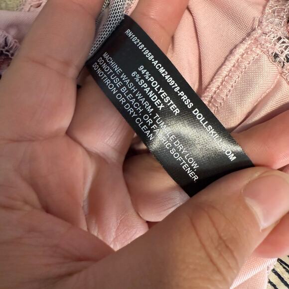 Dollskill Current Mood Sun Kissed Halter Top, Floral, XS - Picture 4 of 4